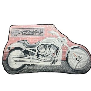 Vintage 1980’s Harley-Davidson Bike Motorcycle Shape Towel Terry Cloth